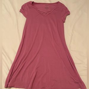 Pink Tshirt Dress